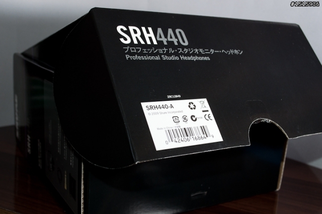 [開箱]Shure SRH440 - 我的第一次…給了SHURE (3/12更新全身照)