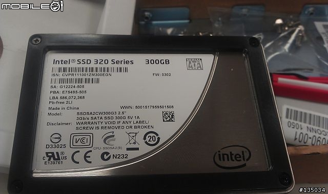 INTEL SSD 320 Series - 300GB入手
