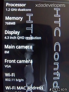 [外電消息] HTC Pyramid更多相片與規格曝光