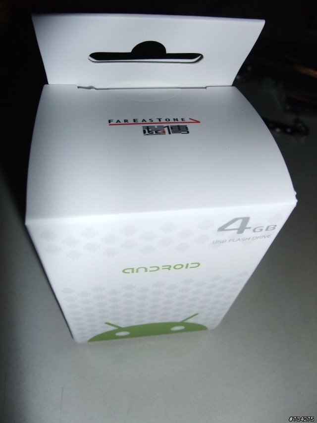 ［小驚喜］Android 薑餅人4G隨身碟 - 開箱(袋)