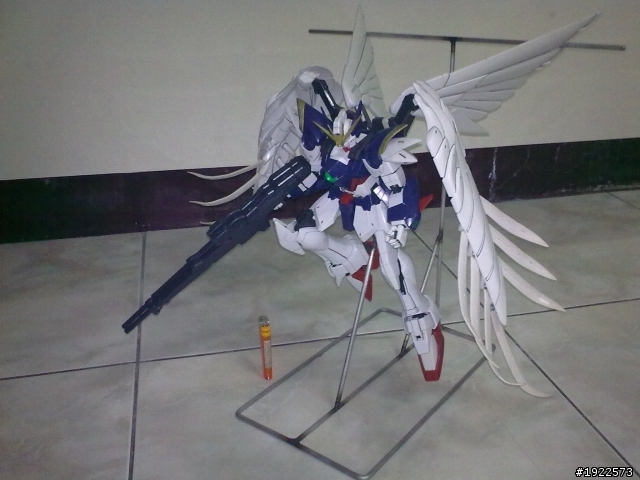 作品分享 自製 PG 天使鋼彈 支撐架(底座) (半成品)