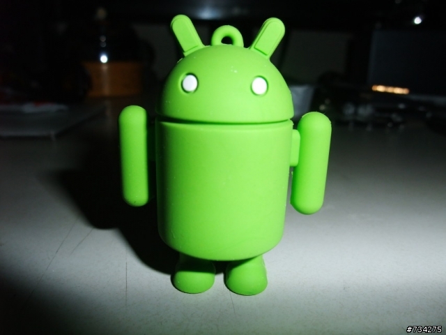 ［小驚喜］Android 薑餅人4G隨身碟 - 開箱(袋)