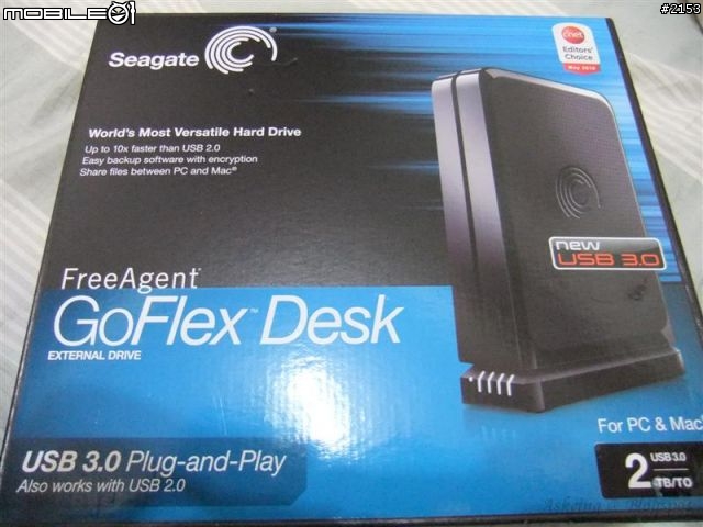 [開箱] Seagate FA GoFlex Desk 2TB 外接硬碟