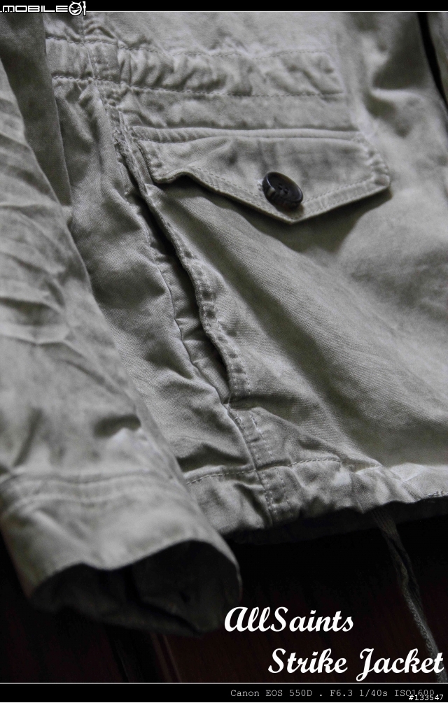 [開箱+影音分享] AllSaints Strike Jacket  ( Size: S、Colour Dirty Oil Wash )