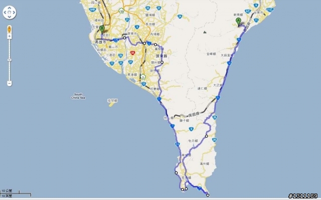 光陽many100 環島10天9夜，共計1861KM。(下集)