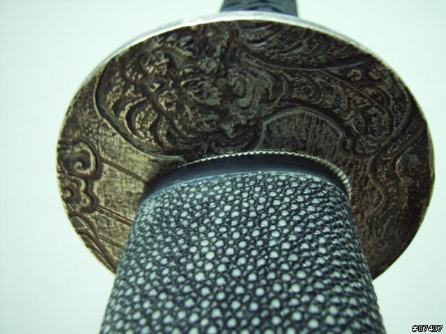 訂作自己的私人日本刀  全銀刀裝 飛燒釘子刃(made in china)