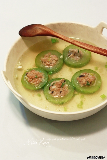 記憶中的大黃瓜鑲肉餅