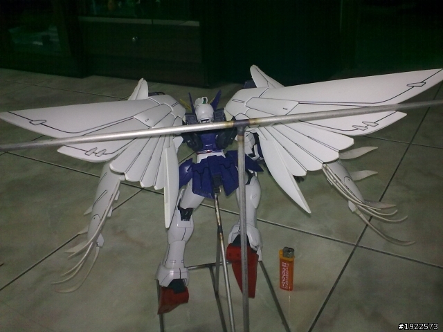 作品分享 自製 PG 天使鋼彈 支撐架(底座) (半成品)