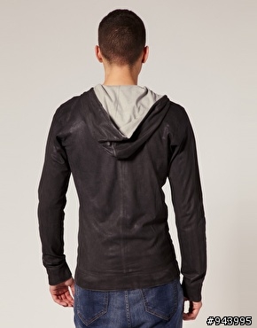 [易開罐][敗家編年史][Diesel] '11SS Sfai Spray Coated Hoodie 上膠棉帽外套