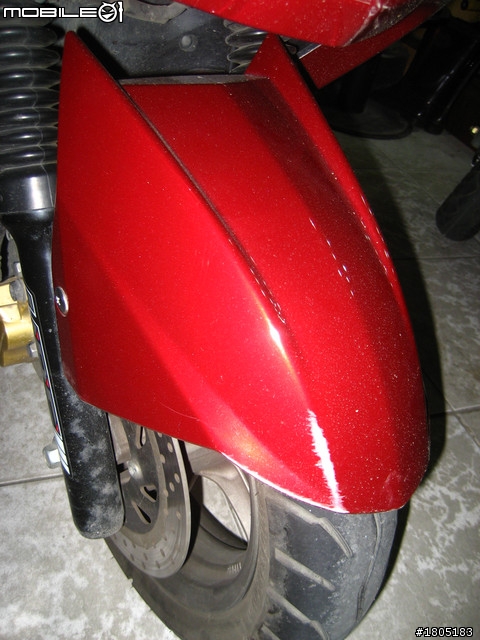 新勁戰犁田之卡夢DIY遮傷~*(03.07更新輪框反光條、黑殼補修)