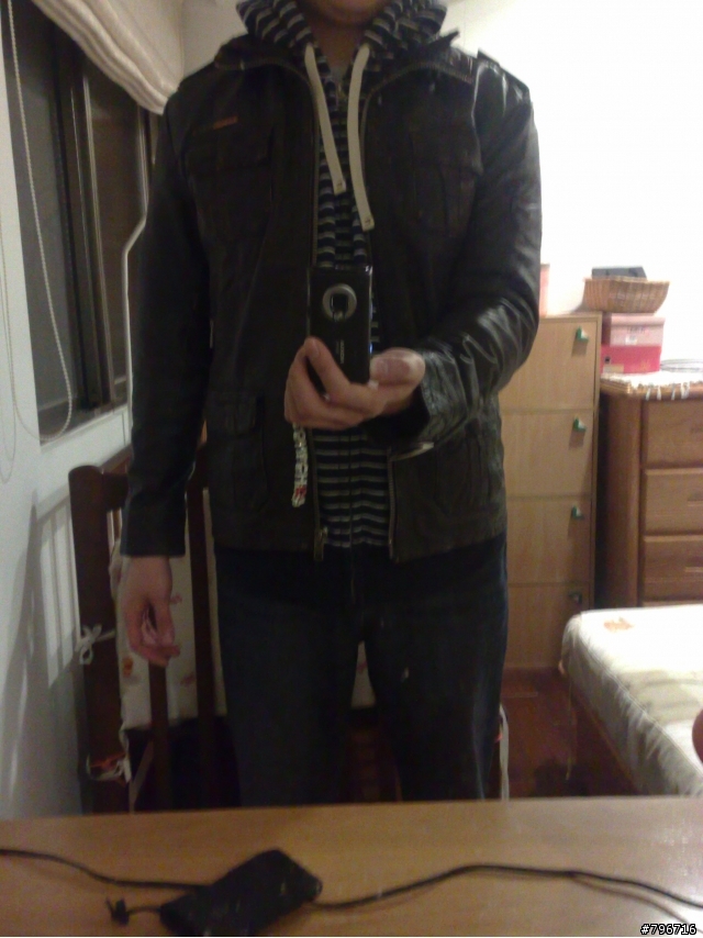 Superdry Brad Leather Jacket-新版L棕色