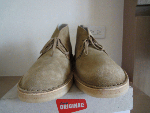 【開箱】 Clarks Originals Desert Boot  Oakwood