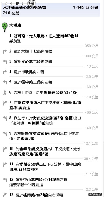 [已解決]  路徑詢問 台中西屯到日月潭雲品