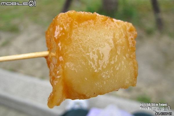 板橋黃石市場生炒魷魚、蘿蔔糕和芋頭Q