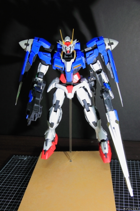 PG 00 RAISER 自製支撐架...