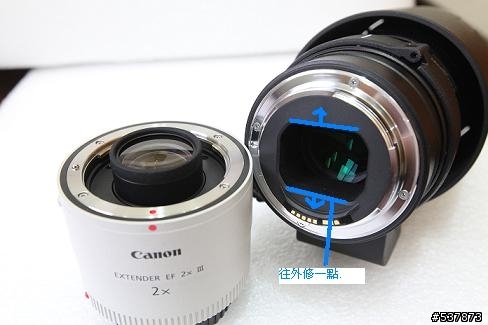 請教高手有關:Canon extender EF2.0x III與副廠鏡頭Tamron 180 macro搭配一問...