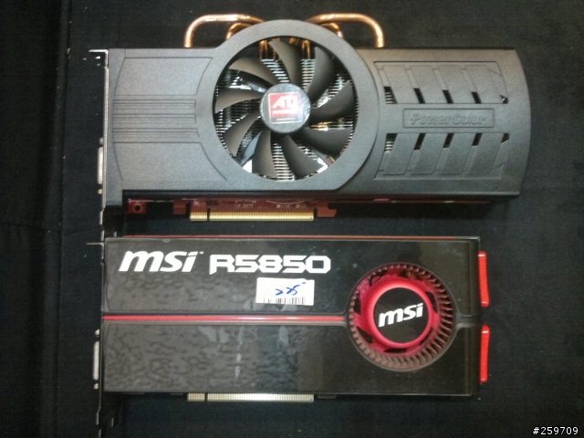 3200元的憾訊5850 - 1G - DDR5-760/1050開箱  PK  微星5850 - 1G - DDR5-850/1300