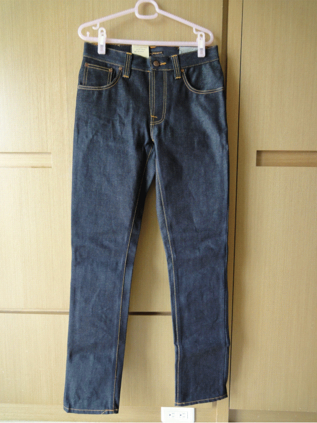 【開箱】Nudie Grim Tim Dry Dirty Organic jeans(瑞典原色牛)
