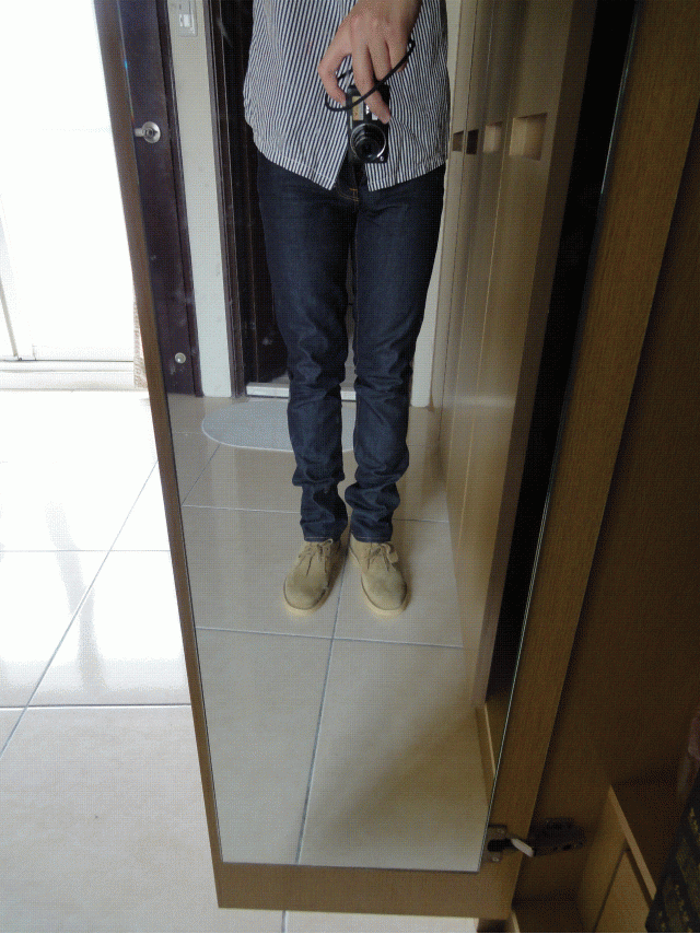 【開箱】Nudie Grim Tim Dry Dirty Organic jeans(瑞典原色牛)