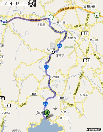 [已解決]  路徑詢問 台中西屯到日月潭雲品
