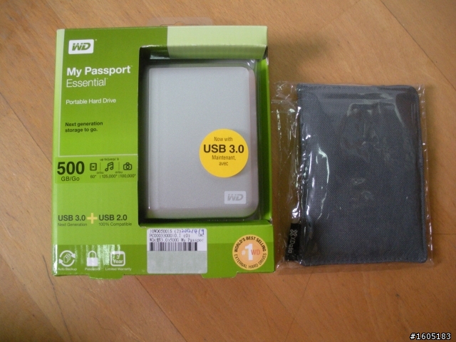WD My Passport Essential 500GB USB 3.0 開箱