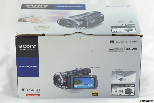 [分享] SONY HANDYCAM HDR-CX700/B 開箱
