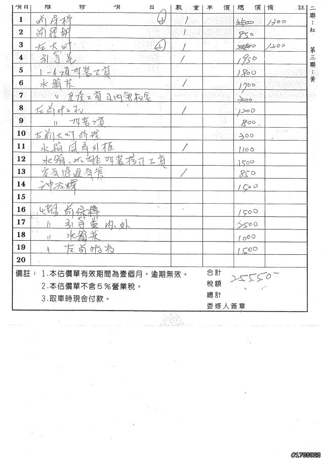[請益] Altis 相關維修費用