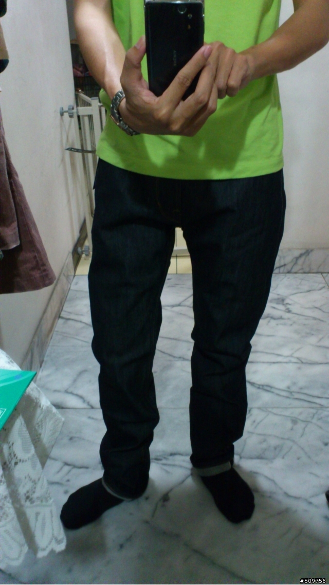 [拆袋文] UNDEFEATED UNDFTD indigo denim 原色褲
