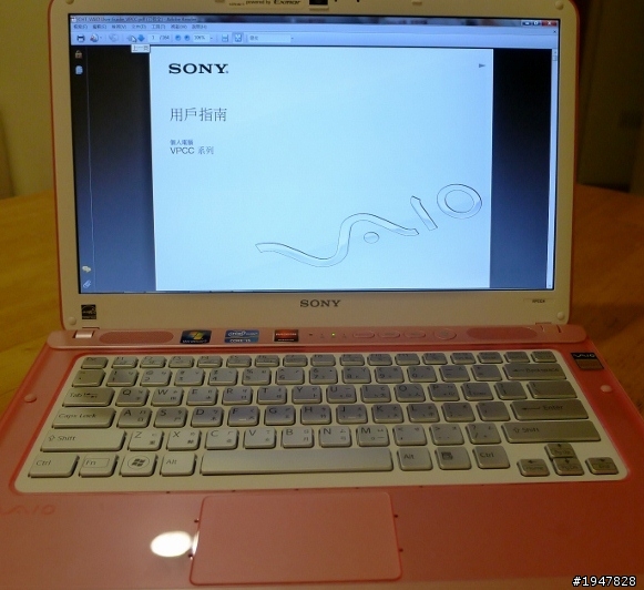 純粹CA15粉紅色照片分享 (VPCCA15FW)