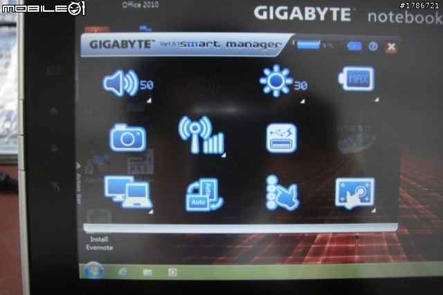 GIGABYTE S1080 平板電腦 [開箱文] + 未上市的基座照片