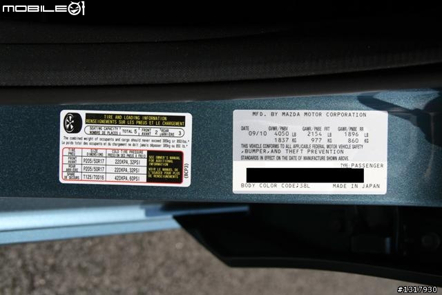 2011 Mazda3 2.5 - 美規槍藍色 - 過了四個月才開箱