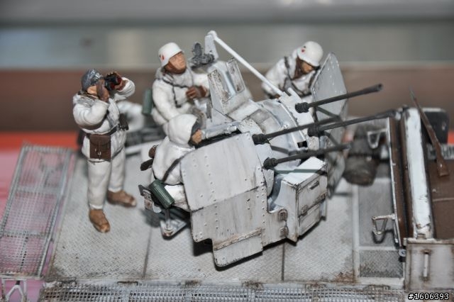 (軍模發表)1/35二戰德軍Sd.Kfz.7 /1 20mm Flakvierling