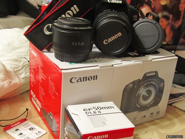 決定我的第一次給了600D...