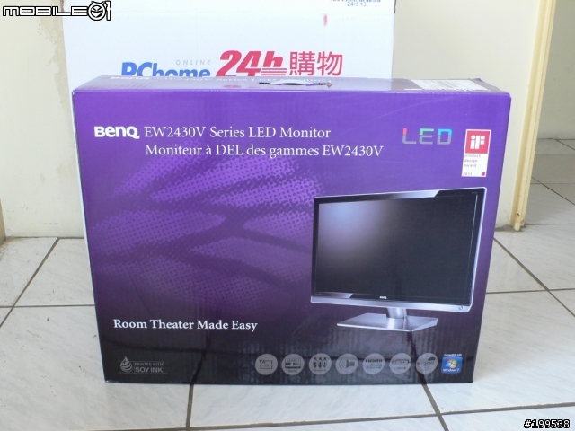 【開箱文】 BenQ EW2430V 快速開箱