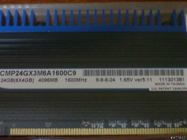 [開箱]看過了海盜的黑梳紅梳,來點不一樣的 CORSAIR-藍梳 DDR3-1600 4GBx6