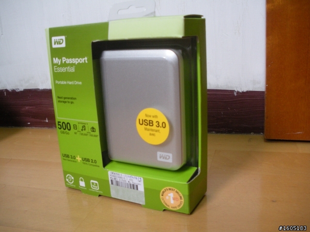 WD My Passport Essential 500GB USB 3.0 開箱