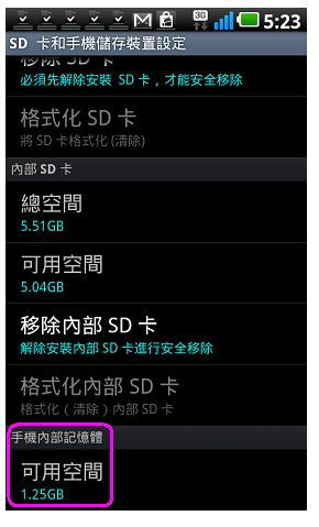LG 2X P990 與 HTC Desire 的記憶體疑問？