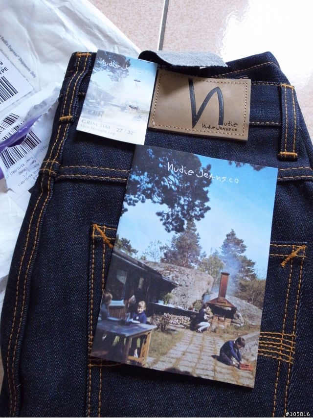 [被勸敗再勸敗開箱] nudie grim tim dry red selvage 開箱實穿