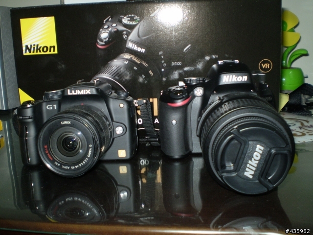 [開箱]Nikon D5100 (附上與Panasonic G1 機身與鏡頭尺寸比較)