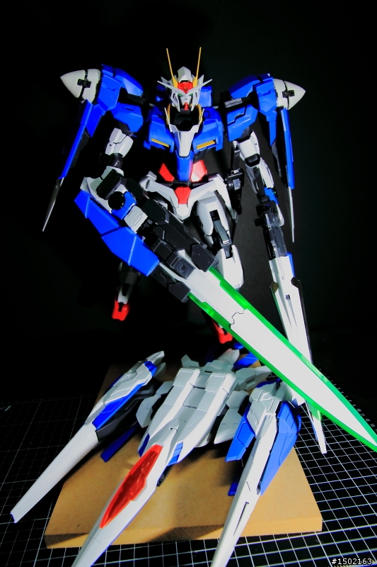 PG 00 RAISER 自製支撐架...