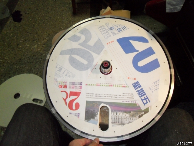 粗製濫造之"小徑碟輪"....純手工的啦!