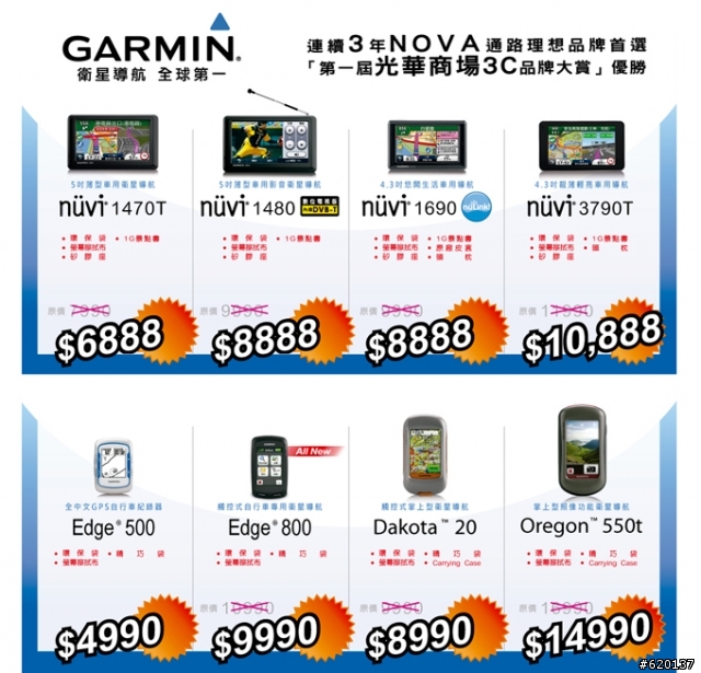 Garmin春季電腦展優惠