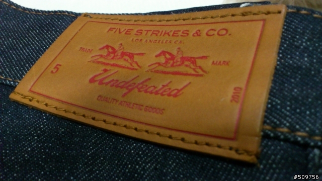 [拆袋文] UNDEFEATED UNDFTD indigo denim 原色褲