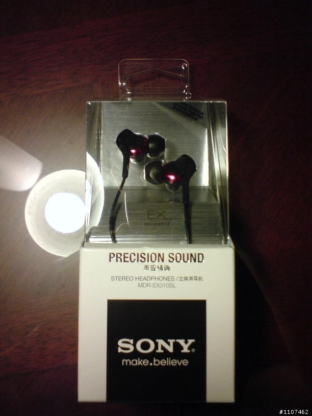 [開箱]SONY  MDR-EX310SL 赤紅