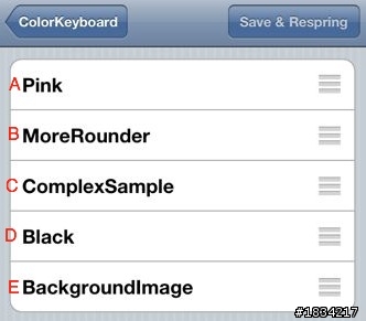 自訂iphone鍵盤顏色與背景-color keyboard