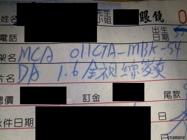 眼鏡價格~