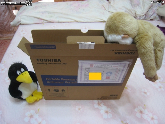 TOSHIBA L750 白 開箱!!