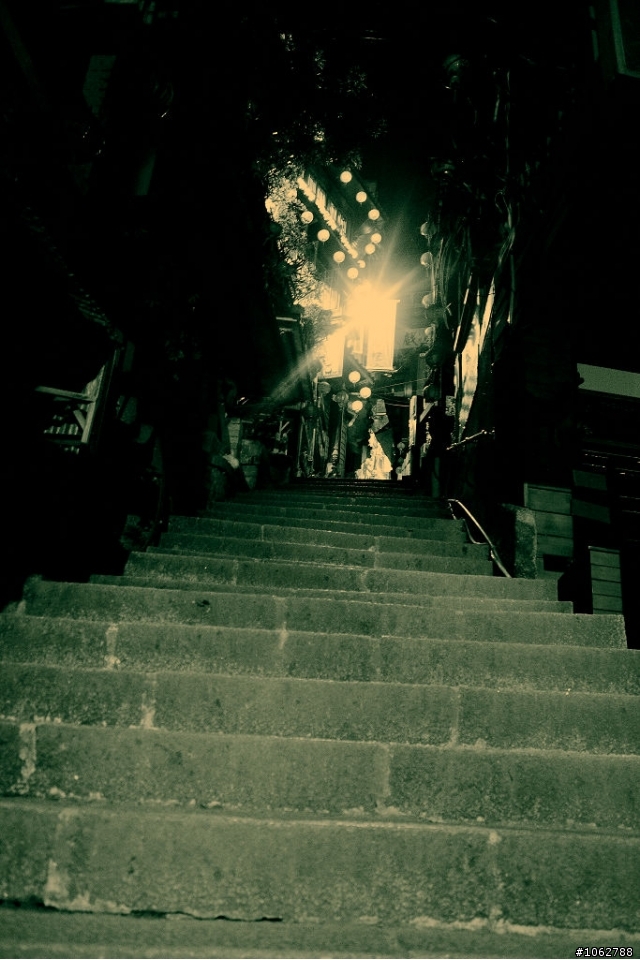 新手 1000D九份夜拍