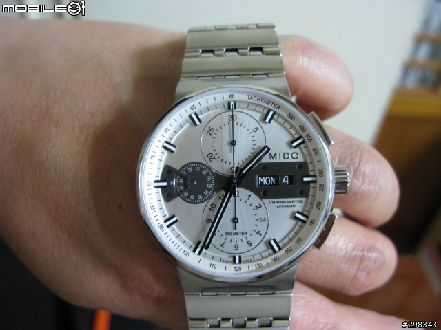 簡單的開箱文~天文認證 MIDO  All Dial天文台認證羅馬競技場計時機械錶-44mm