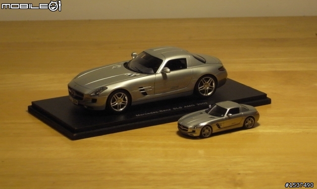 模型也能給你聽覺享受!1/87  SLS AMG SoundBox by M-Benz Museum 開箱